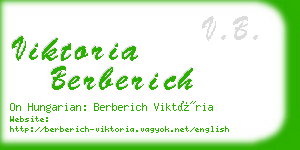 viktoria berberich business card